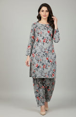 2 Pcs Unstitched Khaddar Ladies Suit 513