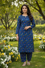 2 Pcs Ladies Suit Des 113