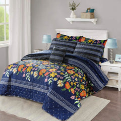 7 Pcs Quilted Comforter Set CC  202