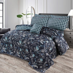 7 Pcs Quilted Comforter Set CC  226