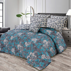7 Pcs Quilted Comforter Set CC  225