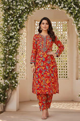 2 Pcs Ladies Suit Des 126