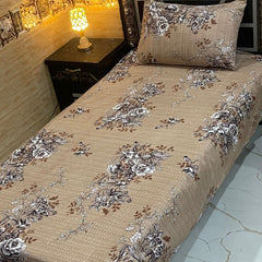 4 Pieces Crystal Cotton Single Pair Bedsheet  SB 533