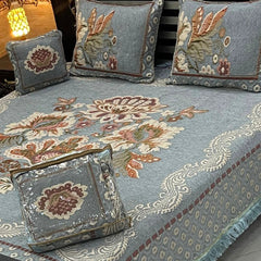Fancy Velvet Bed Sheet Set - 4 Pieces  FVB 243