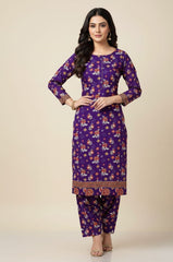 2 Pcs Unstitched Khaddar Ladies Suit 535