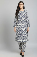 2 Pcs Unstitched Khaddar Ladies Suit 538