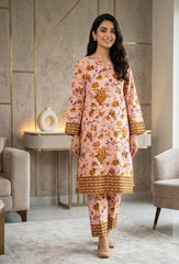 2 Pcs Ladies Suit Des 103