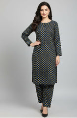 2 Pcs Unstitched Khaddar Ladies Suit 541