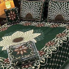 Fancy Velvet Bed Sheet Set - 4 Pieces  FVB 253