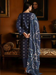 3 Pcs Lawn Unstitched Suit 552