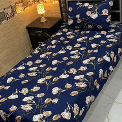 4 Pieces Crystal Cotton Single Pair Bedsheet  SB 555