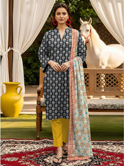 3 Pcs Lawn Unstitched Suit 508