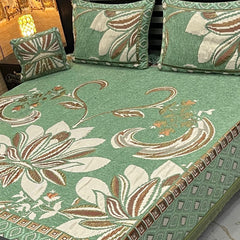 Fancy Velvet Bed Sheet Set - 4 Pieces  FVB 220