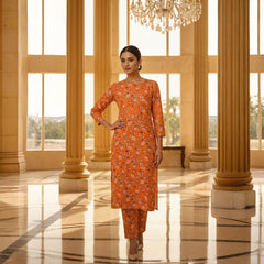 2 Pcs Ladies Suit  Des  112