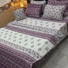 7 Pcs Quilted Comforter Set CC  213