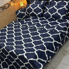 7 Pcs Quilted Comforter Set CC  216
