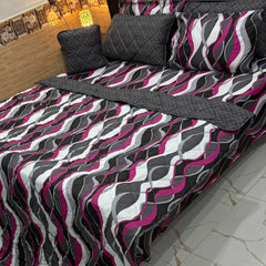 7 Pcs Quilted Comforter Set CC  218