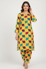 2 Pcs Unstitched Khaddar Ladies Suit 519