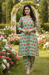 2 Pcs Ladies Suit  Des  120