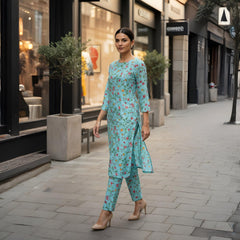 2 Pcs Ladies Suit  Des  120