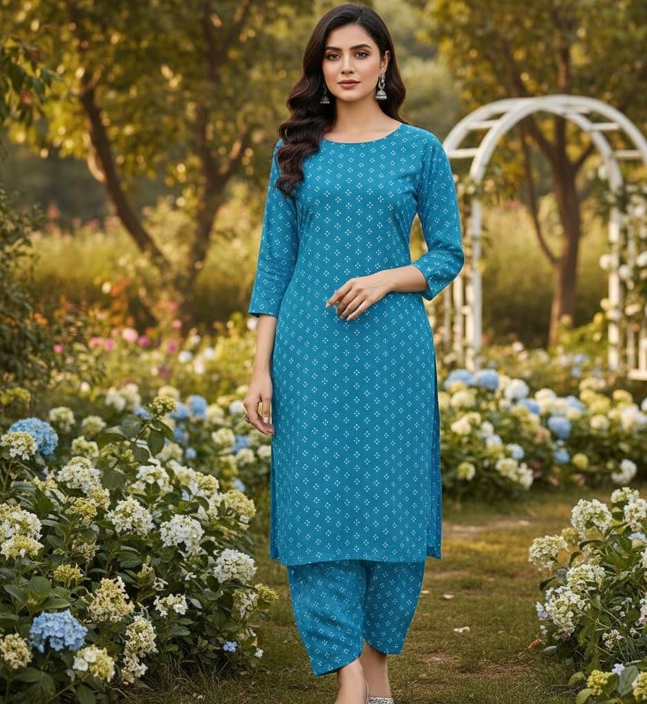 2 Pcs Ladies Suit  Des  120