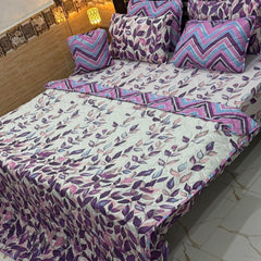 7 Pcs Quilted Comforter Set CC  221