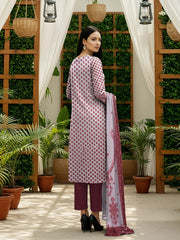 3 Pcs Lawn Unstitched Suit 522