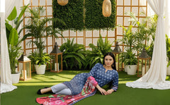 3 Pcs Lawn Unstitched Suit 523