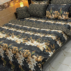 7 Pcs Quilted Comforter Set CC  223