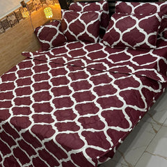 7 Pcs Quilted Comforter Set CC  224