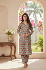 2 Pcs Ladies Suit  Des  126