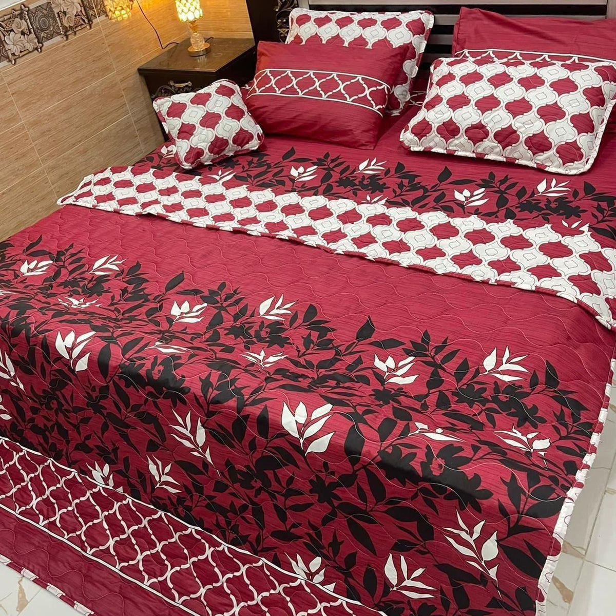 7 Pcs Quilted Comforter Set CC  227