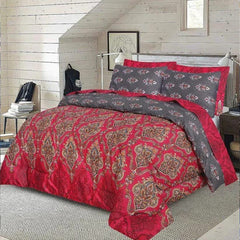 7 Pcs Quilted Comforter Set CC  206