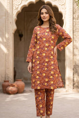 2 Pcs Ladies Suit  Des  130