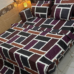 7 Pcs Quilted Comforter Set CC  230