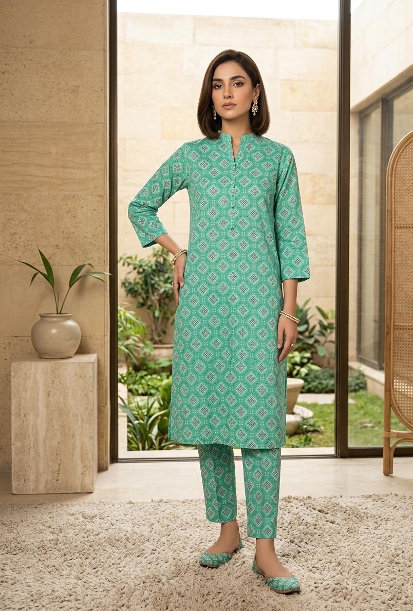 2 Pcs Ladies Suit  Des  131