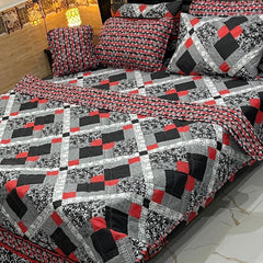 7 Pcs Quilted Comforter Set CC  234