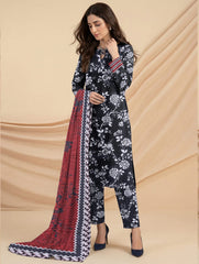 3 Pcs Lawn Unstitched Suit 534