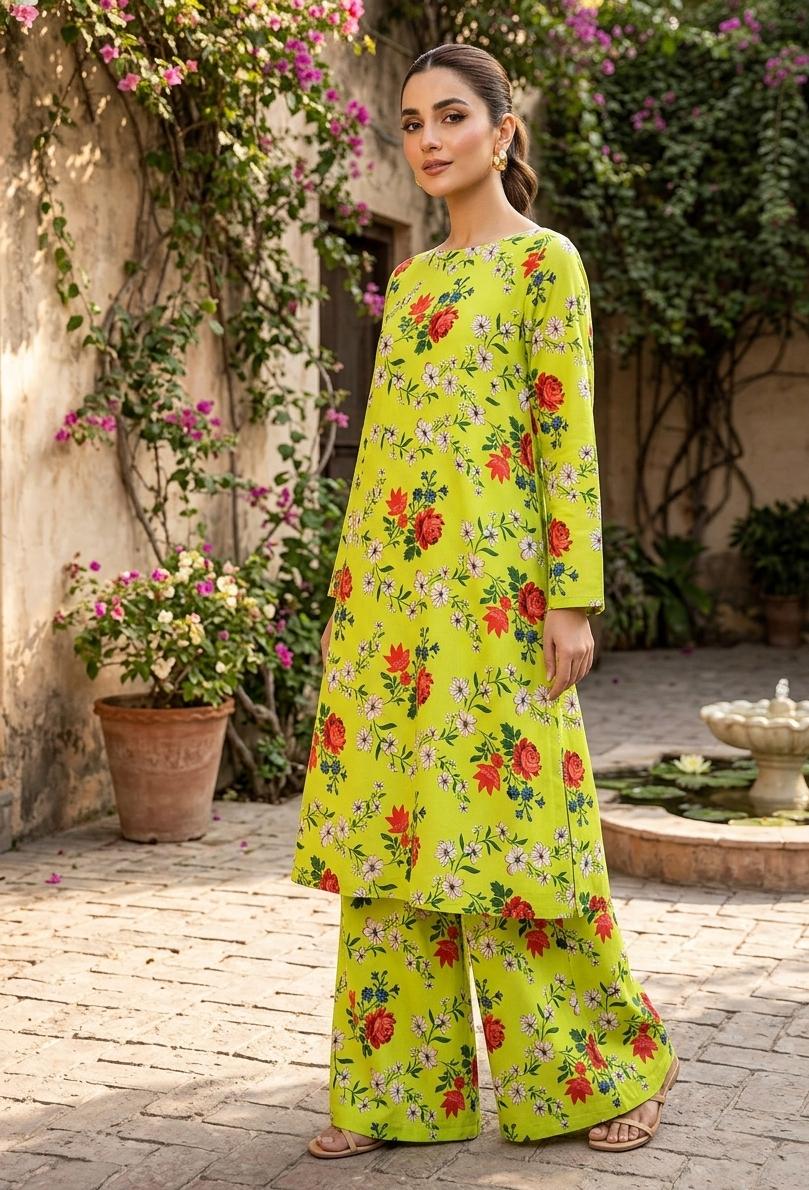 2 Pcs Ladies Suit  Des  135