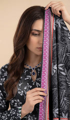 3 Pcs Lawn Unstitched Suit 536