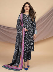 3 Pcs Lawn Unstitched Suit 536