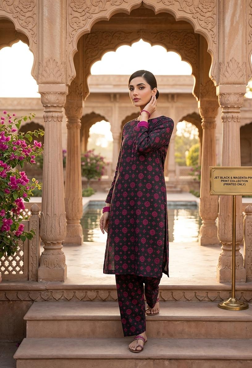 2 Pcs Ladies Suit  Des  137