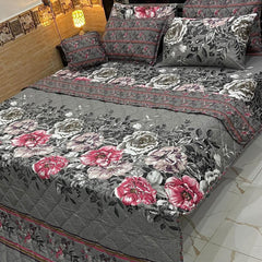 7 Pcs Quilted Comforter Set CC  238