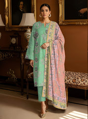 3 Pcs Lawn Unstitched Suit 545
