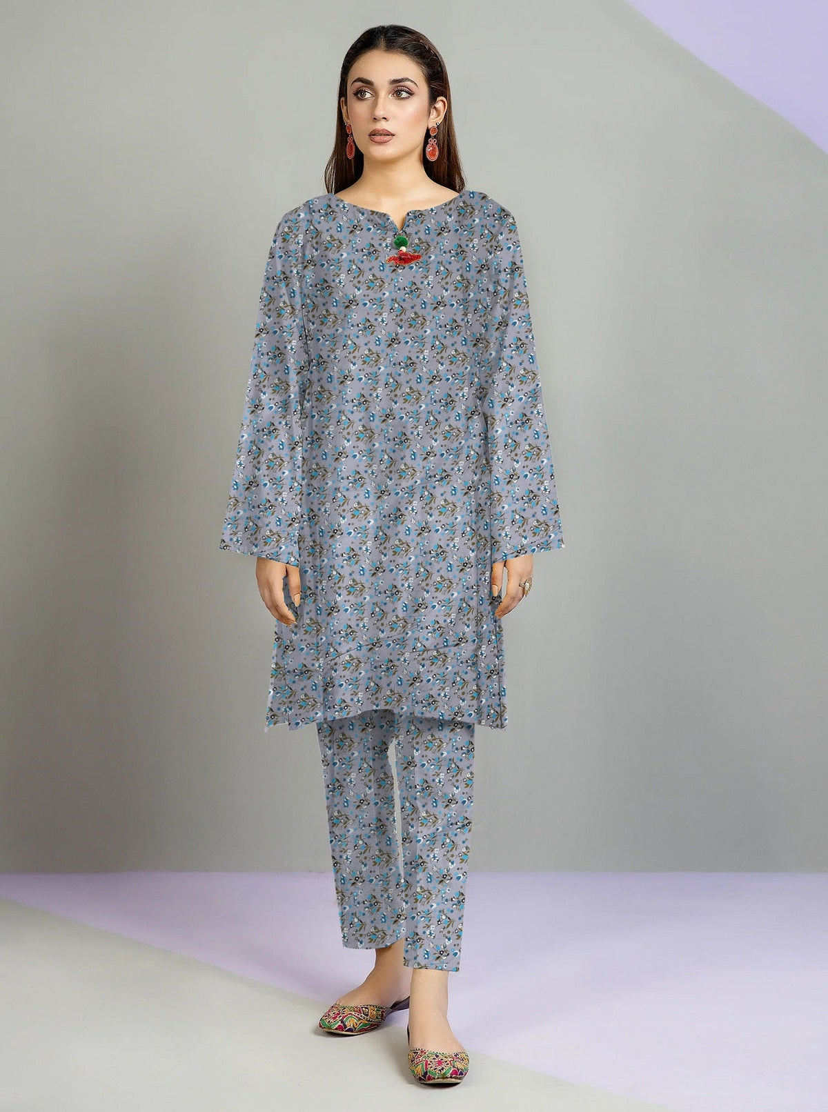 2 Pcs Ladies Suit  Des  147