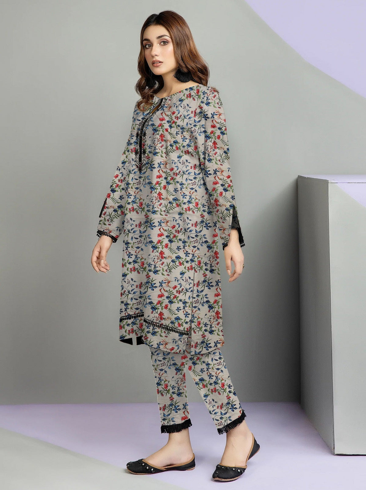 2 Pcs Ladies Suit  Des  150