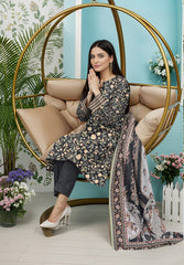 3 Pcs Lawn Unstitched Suit 557