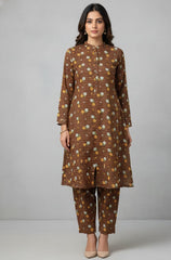 2 Pcs Unstitched Khaddar Ladies Suit 557