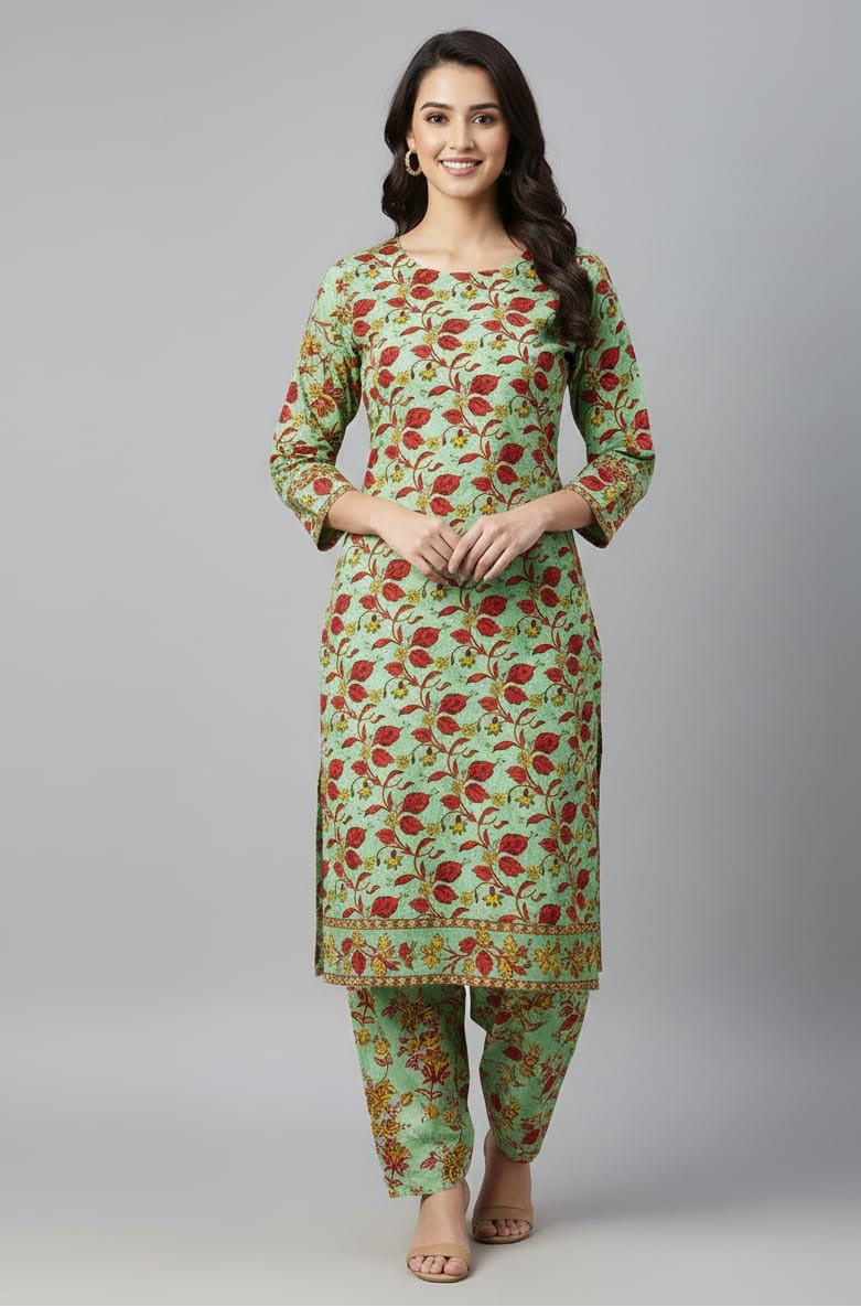 2 Pcs Unstitched Khaddar Ladies Suit 505