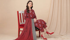 3 Pcs Lawn Unstitched Suit 560